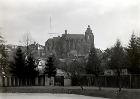 Stadtansicht von Wetzlar mit Dom, um 1900