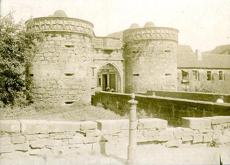 Jerusalemer Tor in Büdingen, um 1900