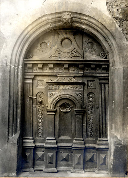 Portal in Büdingen, um 1900
