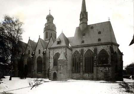 Markuskirche in Butzbach, um 1900