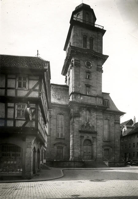 Evangelische Stadtkirche Lauterbach, um 1900