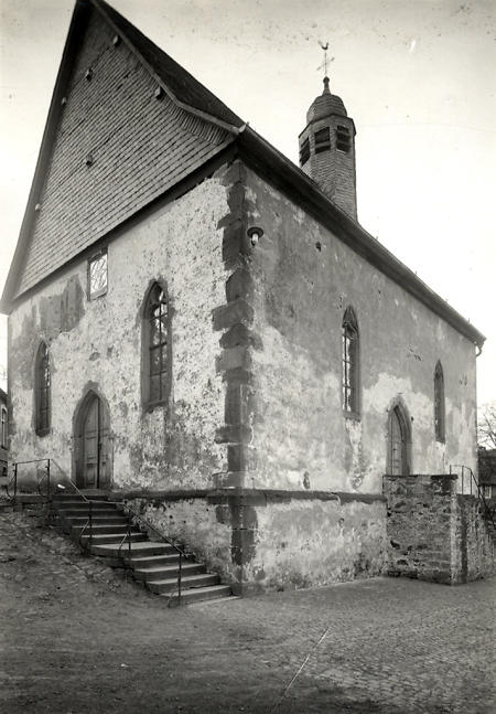 Kapelle in Lißberg, um 1900