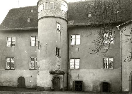 Schloss in Nidda, um 1900