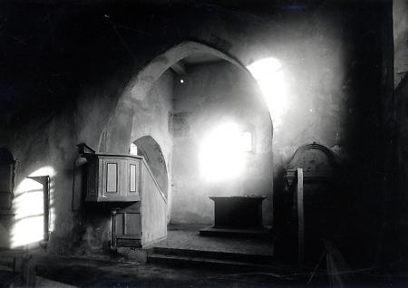 Inneres der Kirche in St. Georgen, um 1900