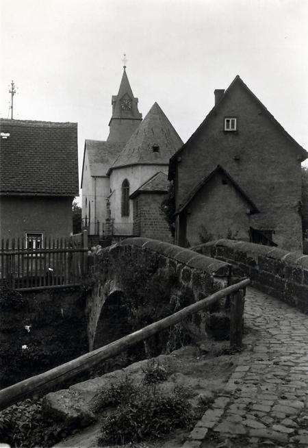 Evangelische Kirche in Großen-Buseck, um 1900