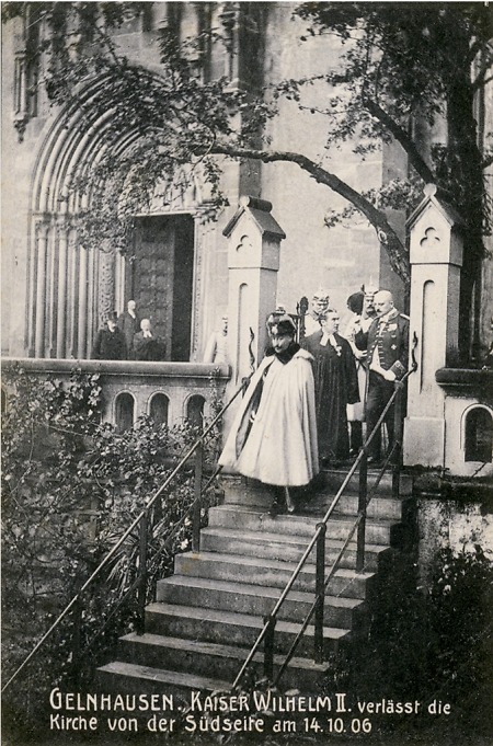 Kaiser Wilhelm II. bei seinem Besuch in Gelnhausen, 1906