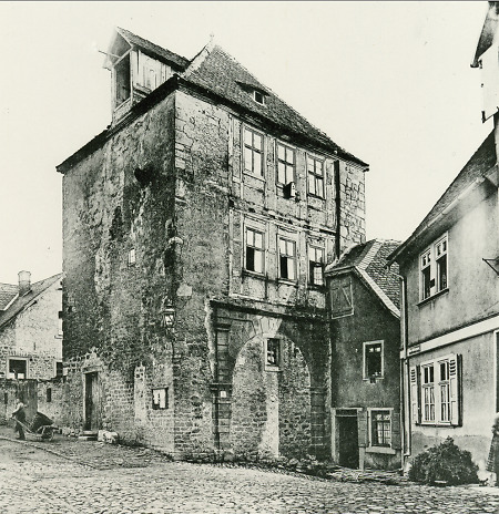 Das Haitzertor in Gelnhausen, 1894