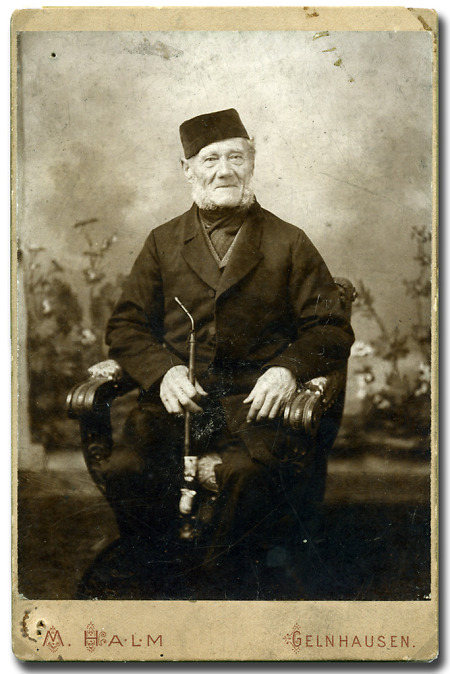 Ein Färbermeister aus Gelnhausen, um 1895?