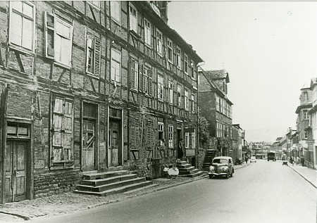 Die Berliner Straße in Gelnhausen, nach 1945
