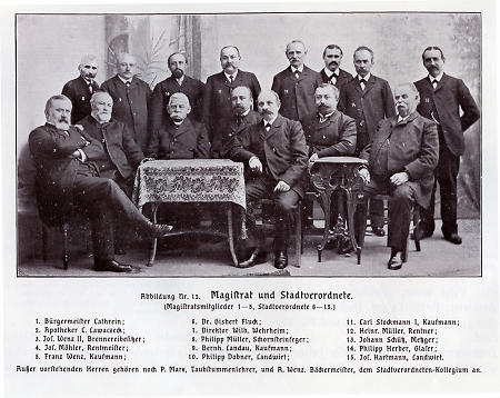 Magistrat und Sadtverordnete der Stadt Camberg, um 1910