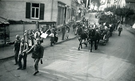 Festzug durch Camberg anlässlich des Handwerkerfestes, 1933
