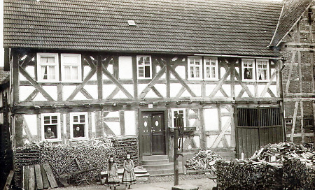 Bauernhof in Ebsdorf, um 1910