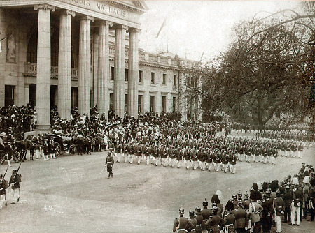 Die Kaiserparade in Wiesbaden, Mai 1910
