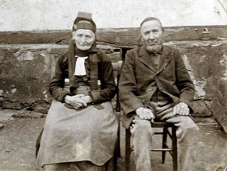 Älteres Ehepaar aus Allendorf (am Hohenfels), um 1930?