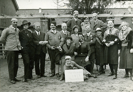 Patienten eines Erholungsheims in Jugenheim, 1933