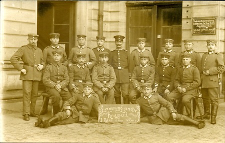 Angehörige des 115. Großherzoglich Hessischen Regiments, um 1917