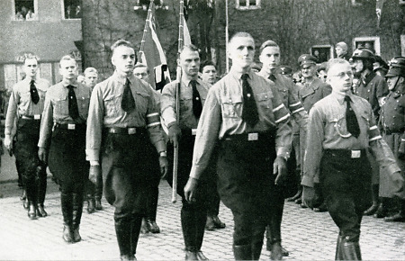 Abordnung der Studentenschaft anlässlich der Behring-Feier der Universität Marburg, 1940