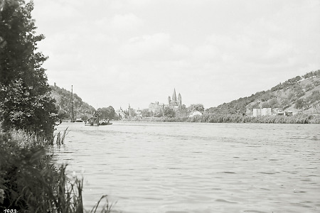 Bau der Autobahnbrücke bei Limburg 1937-1939 (1), 1937