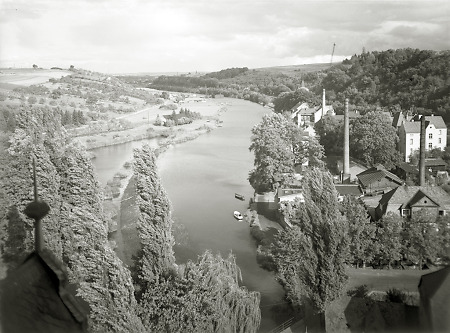 Bau der Autobahnbrücke bei Limburg 1937-1939 (2), 1937