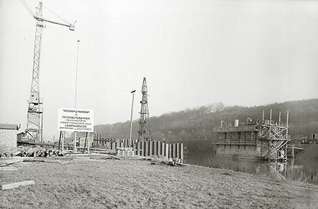 Bau der Autobahnbrücke bei Limburg 1937-1939 (8), 1937