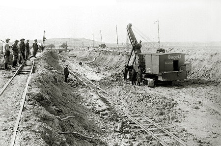 Bau der Autobahnbrücke bei Limburg 1937-1939 (17), 1937-1938