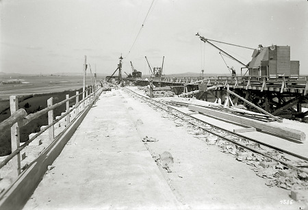 Bau der Autobahnbrücke bei Limburg 1937-1939 (35), 1939