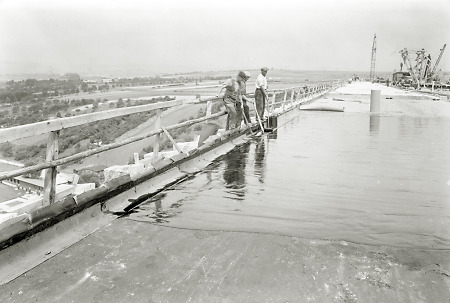 Bau der Autobahnbrücke bei Limburg 1937-1939 (34), 1939