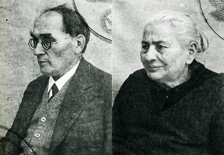 Kennkartenfotos eines jüdischen Ehepaars aus (Stadt-)Allendorf, um 1933