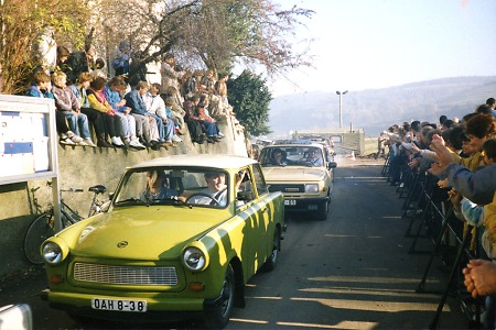 Öffnung der DDR-Grenze bei Philippsthal, 12. November 1989