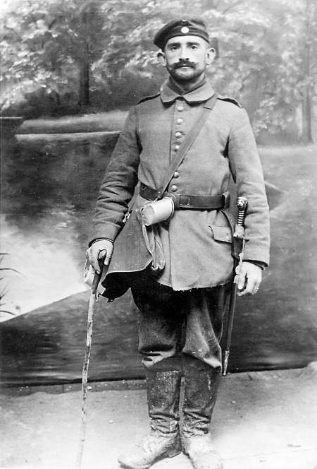 Soldat aus Hachborn zur Zeit des Ersten Weltkriegs, 1914-1918