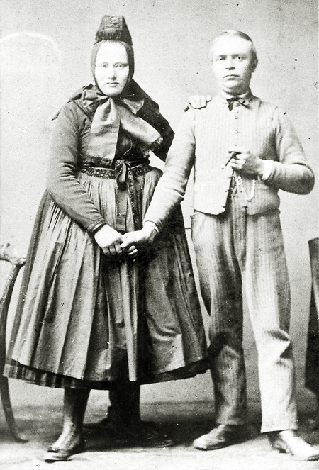 Ehepaar aus Hachborn, um 1900