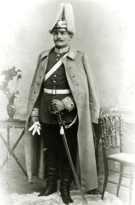 Soldat in Uniform aus Hachborn, vor 1914