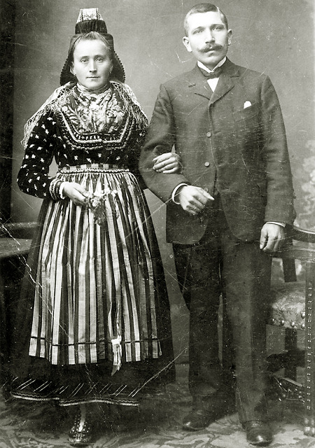 Ehepaar aus Hachborn, um 1910