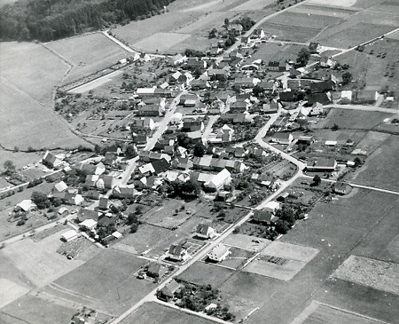 Luftbild von Driedorf-Münchhausen im Dillkreis, 1964