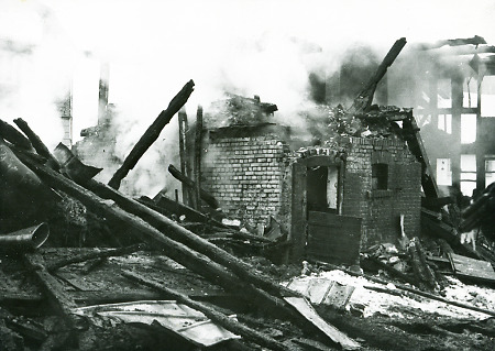 Großbrand in Dillbrecht, 1963