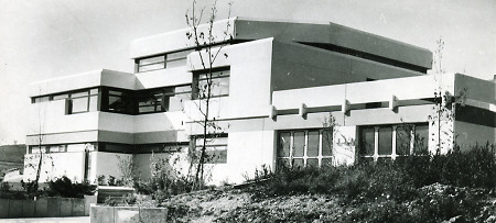 Das neue Dorfgemeinschaftshaus in Fellerdilln, um 1973