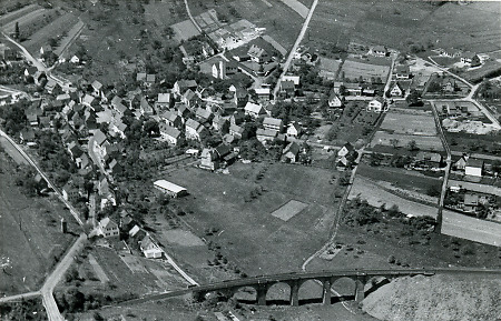 Luftaufnahme von Flammersbach, 1963