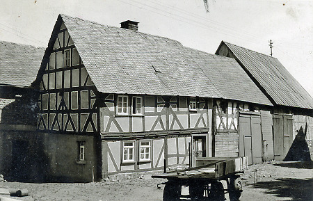 Fachwerkhaus in Roth, um 1963