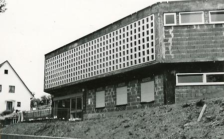 Bau des katholischer Kindergartens von Eibelshausen, um 1965/70