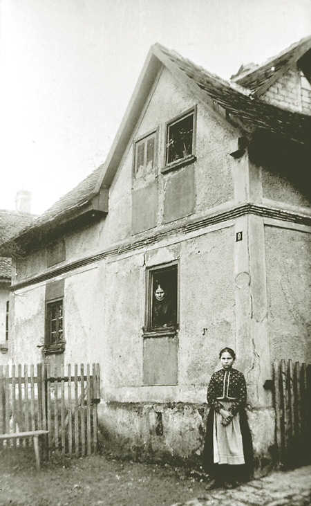 Haus in der Sandgasse in Reiskirchen, 1910