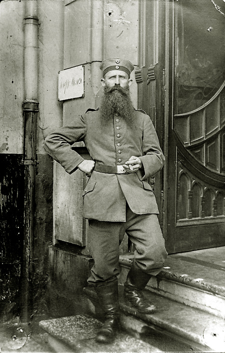 Lehrer aus Bersrod als Landwehrsoldat, 1914