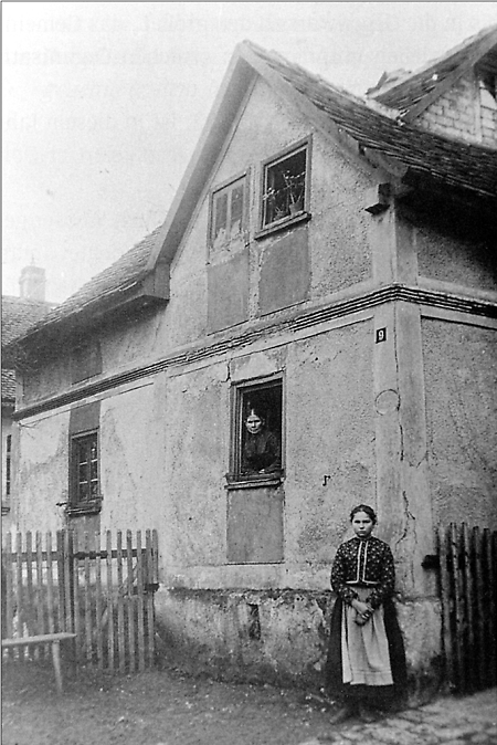 Haus in Reiskirchen, um 1910