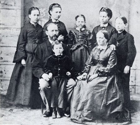 Familie eines Herborner Kaufmanns, 1870er Jahre