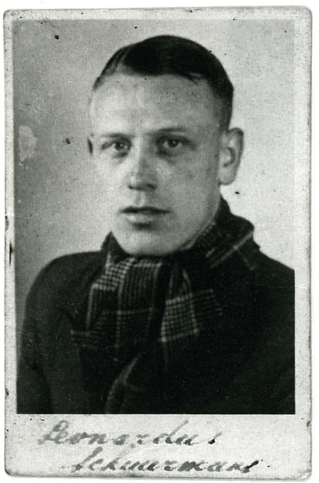 Der niederländische Zwangsarbeiter Bernardis Tekuurmant (?), um 1943