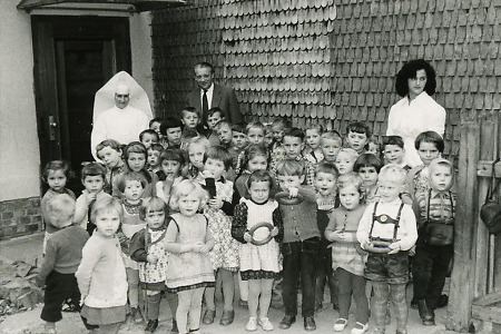 Kindergarten in Stadtallendorf, um 1960/61