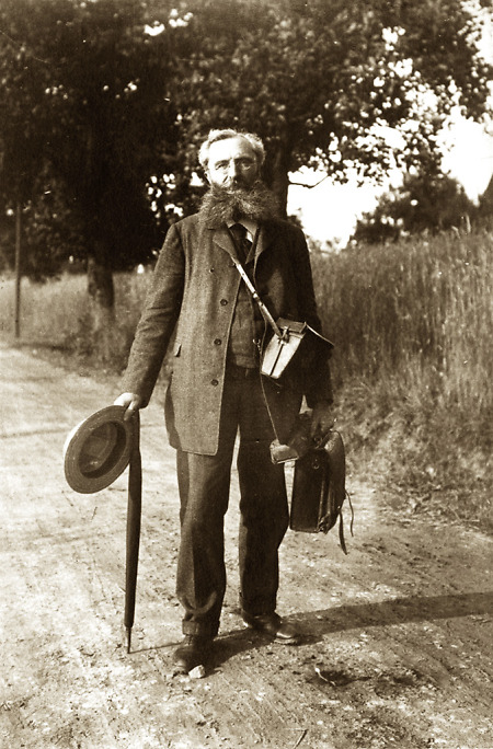Der Arzt, Heimatforscher und Fotograf Dr. Friedrich Maurer, um 1907