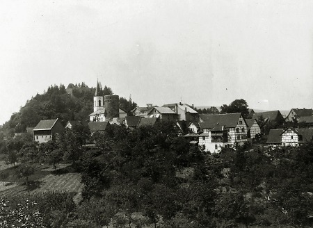 Stadtansicht von Lindenfels, 1908