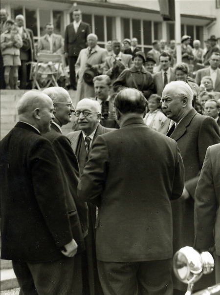 Bundespräsident Heuss in Bad Homburg, 11. Juni 1955