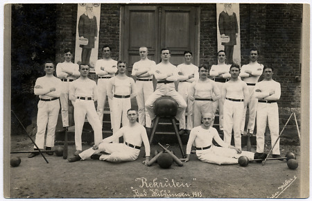 Turnergruppe in Bad Wildungen, 1913