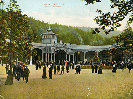 Die Georg Victor-Quelle in Bad Wildungen, 1906-1914